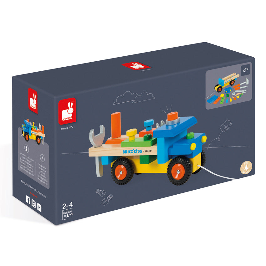JANOD- BRICOKIDS DIY TOOL TRUCK