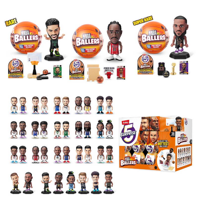 ZURU 5 SURPRISE NBA BALLERS SERIES 2 ASSORTED