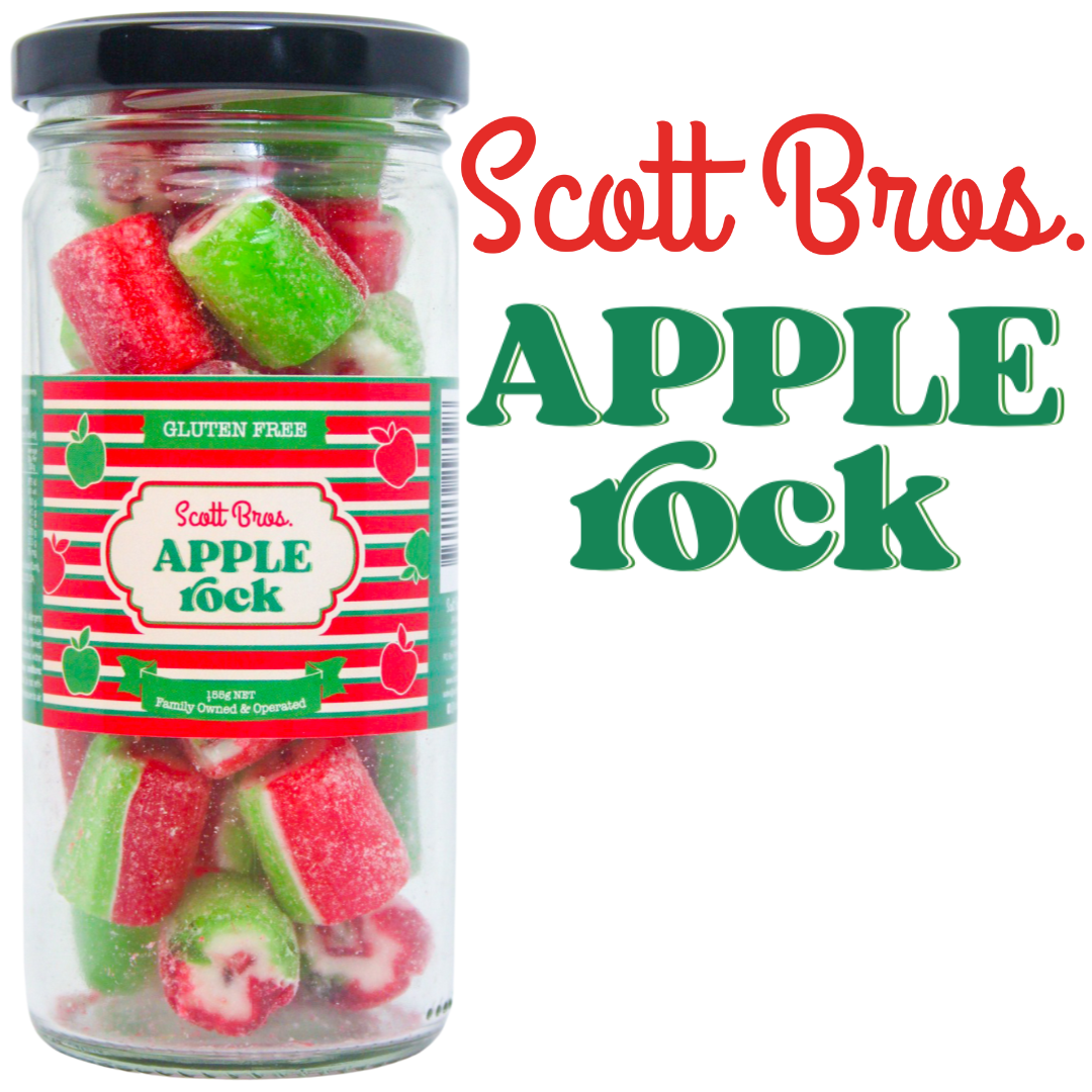 SCOTT BROS. APPLE ROCK CANDY