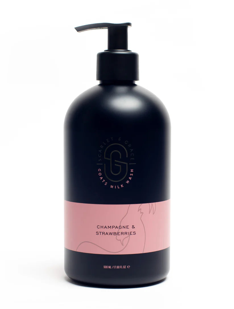 Scarlet and Grace Goats Milk Handwash Champange & Strawberries