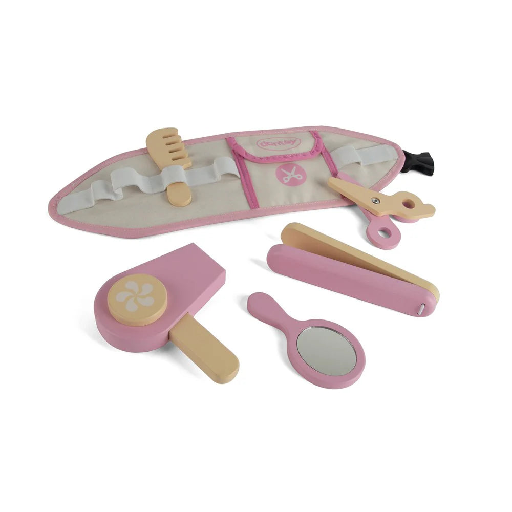 DANTOY- WOOD HAIRDRESSER BELT PLAYSET