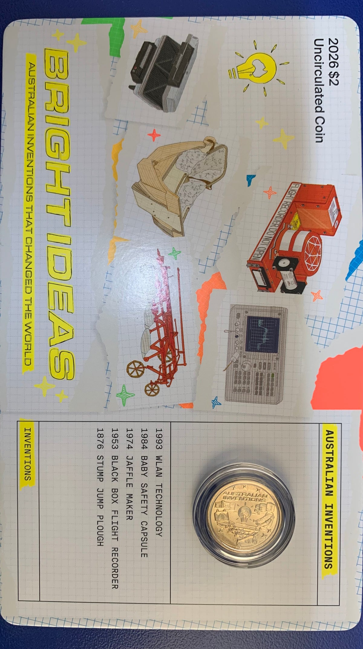 BRIGHT IDEAS 2026 $2 UNCIRCULATED COIN IN CARD