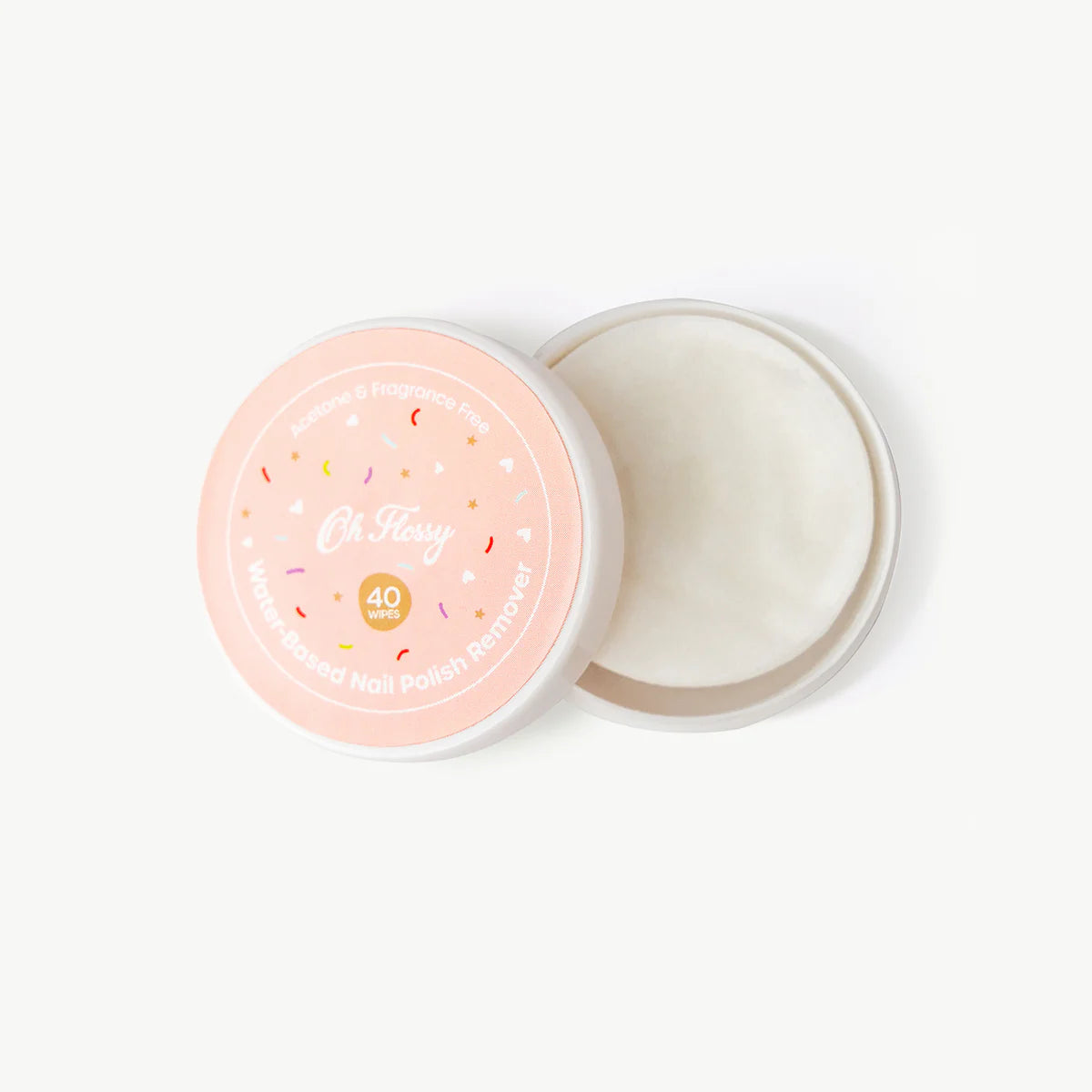 OH FLOSSY- WATERBASED NAIL POLISH REMOVER WIPES