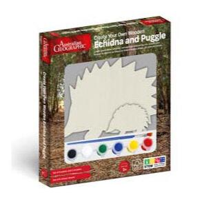 Australian Geographic- Create Your Own Wooden Echidna and Puggle.