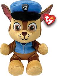 CHASE- Dog Shepherd Floppy Reg Beanie Baby Paw Patrol