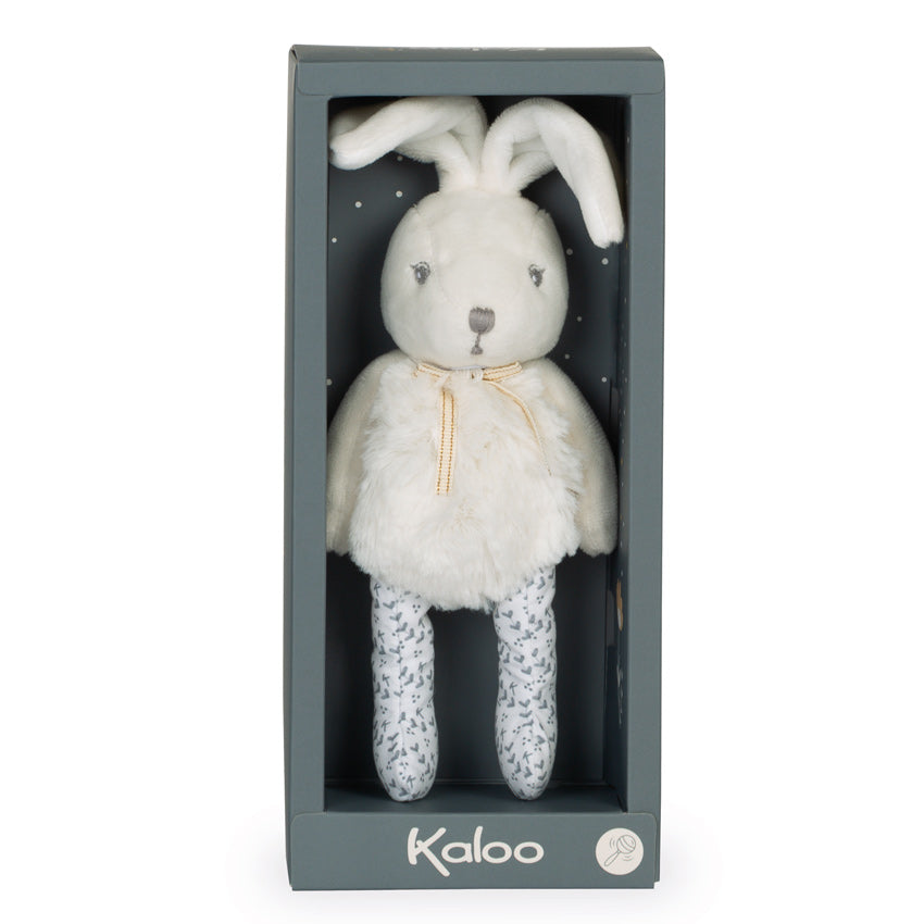 KALOO - PERLE RABBIT RATTLE CREAM 12CM