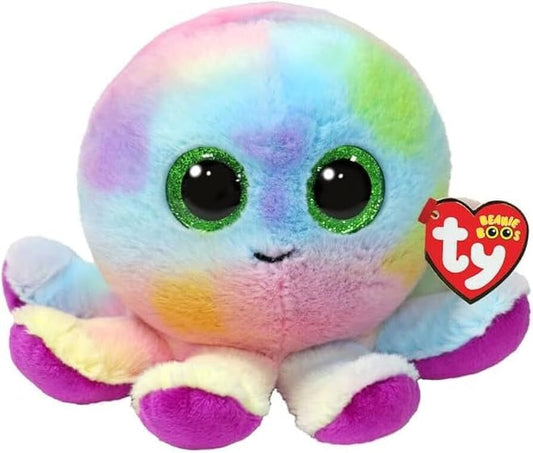BUBBLES - Multi Octopus Reg Beanie Boo