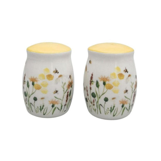 Bee Meadow Salt & Pepper Shakers Yellow