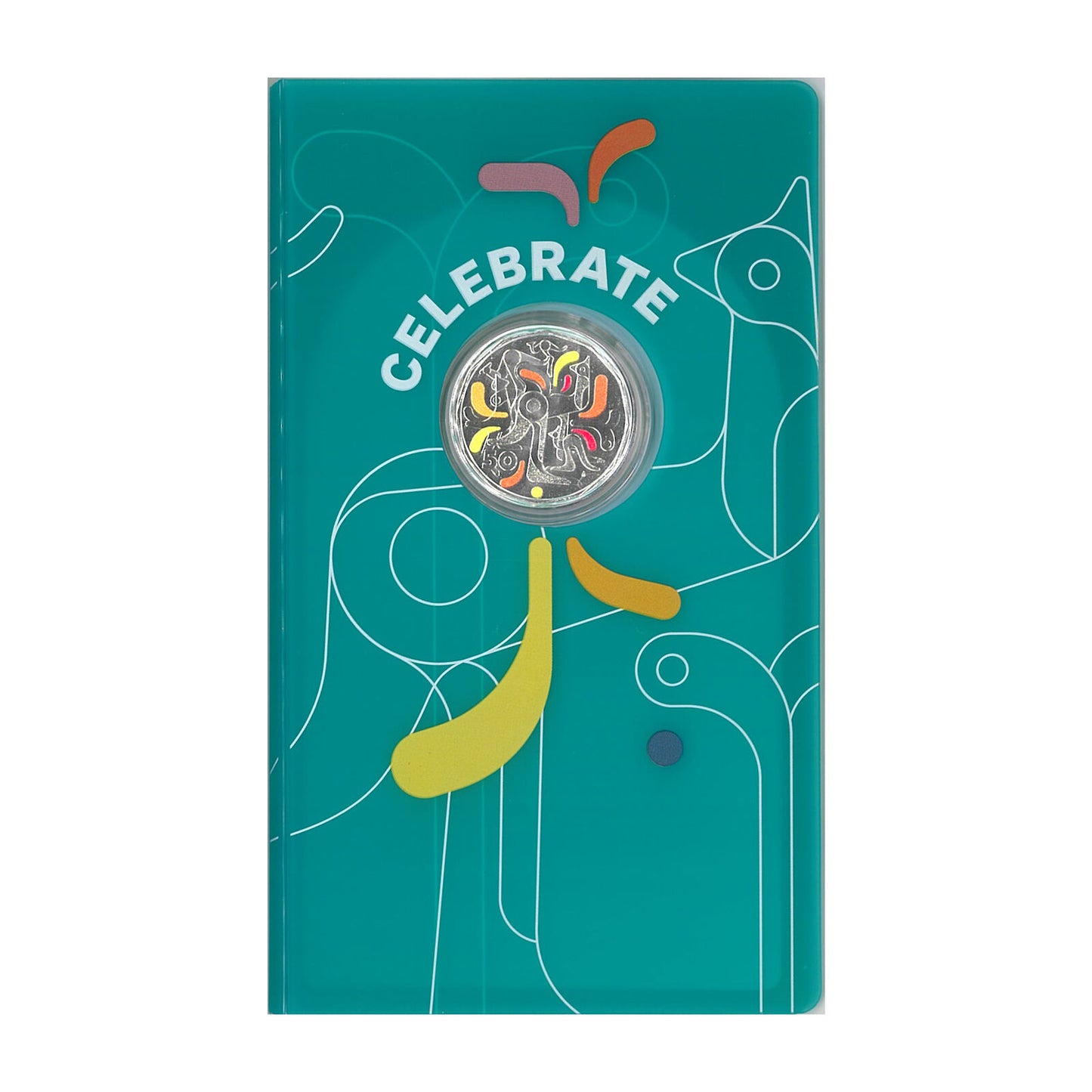 50 CENT 2026 UNCIRCULATED COLOURED CELEBRATIONS COIN