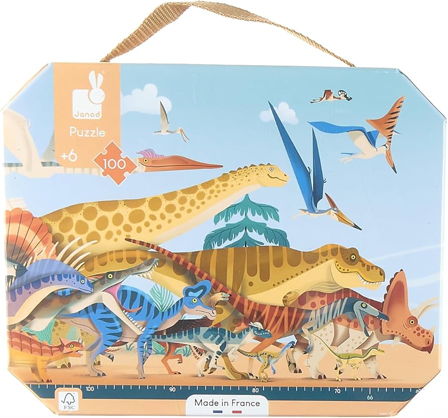 Janod- Dino- Panoramic Puzzle
