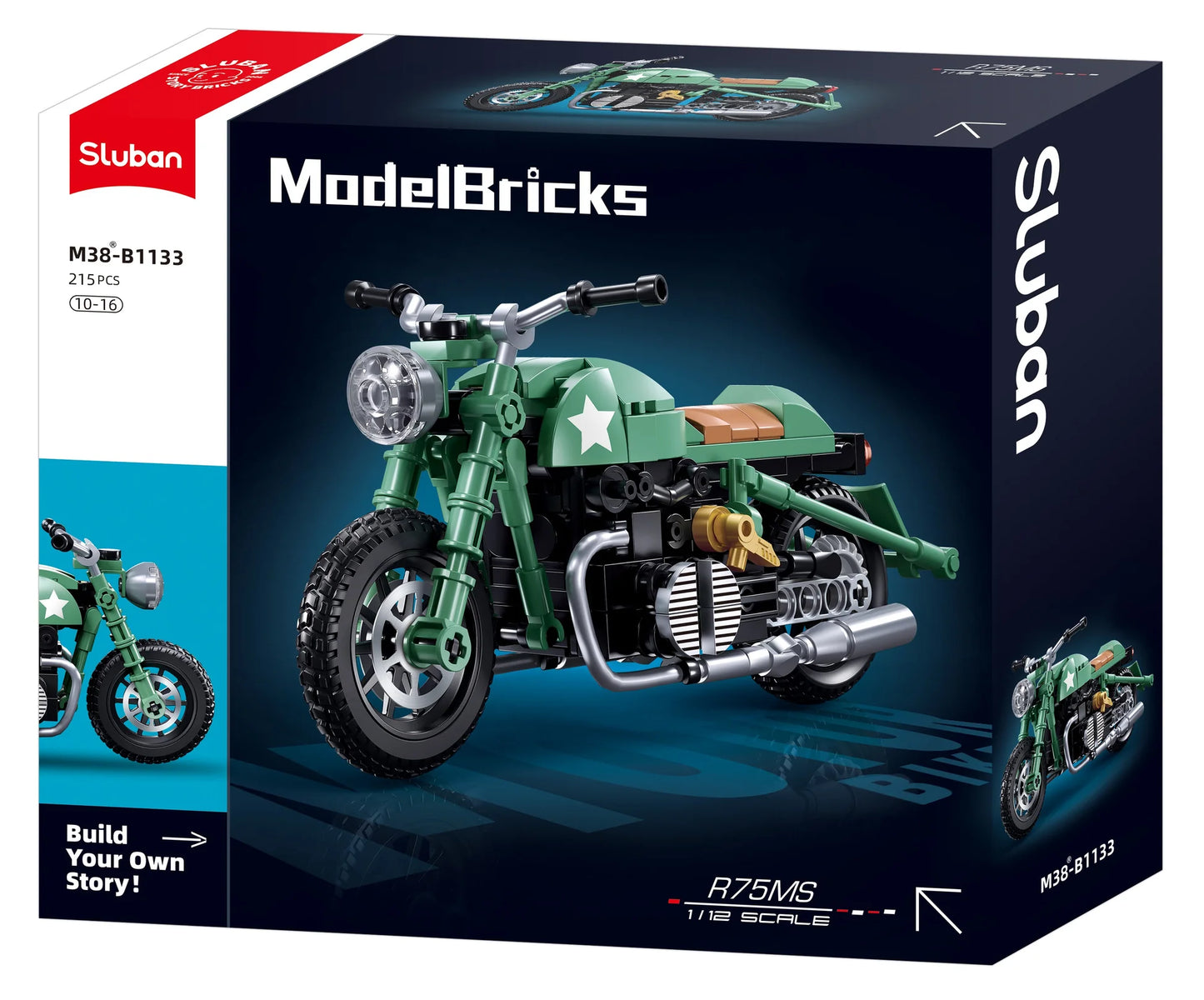MOTOR BIKE S1000MS SCALE 1:2 242 PCS 36