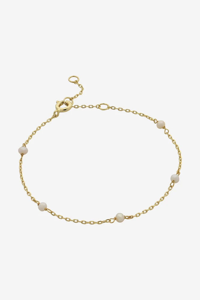 Lilibet Gold Pearl Bracelet