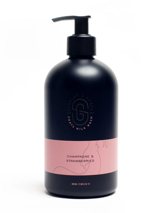 Scarlet and Grace Goats Milk Handwash Champange & Strawberries