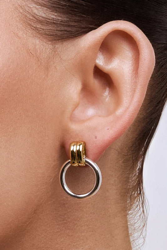 Carmen Two Tone Earring