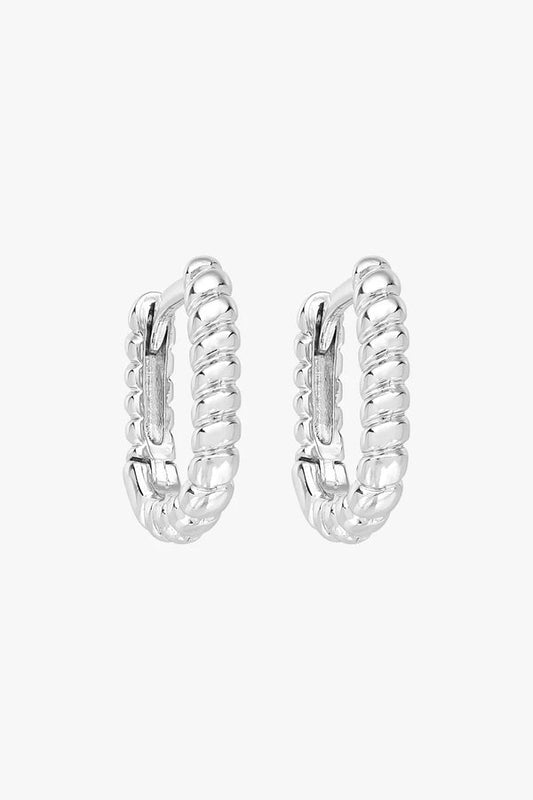 Beni Silver Huggie