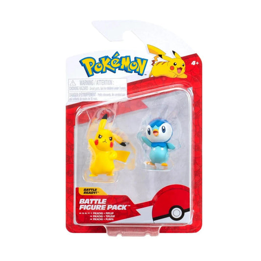 POKEMON BATTLE FIGURES GENERATION IX- PIKACHU + PIPLUP