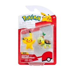 POKEMON BATTLE FIGURES GENERATION IX- PIKACHU + TURTWIG