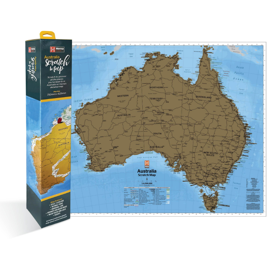 HEMA'S AUSTRALIA SCRATCH MAP