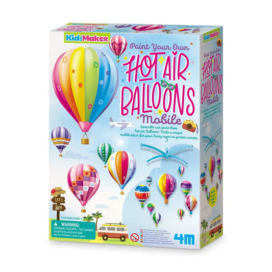PAINT YOUR OWN- Hot Air Balloon Mobile