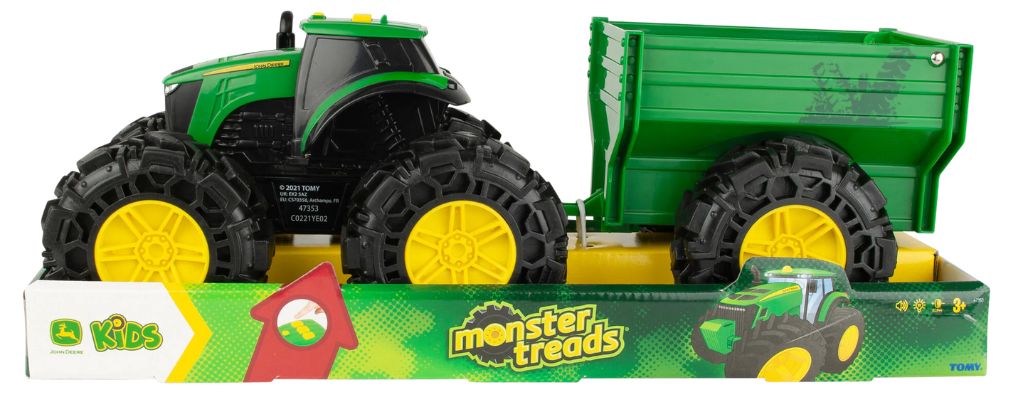 Johne Deere- Monster treads Tractor and Wagon