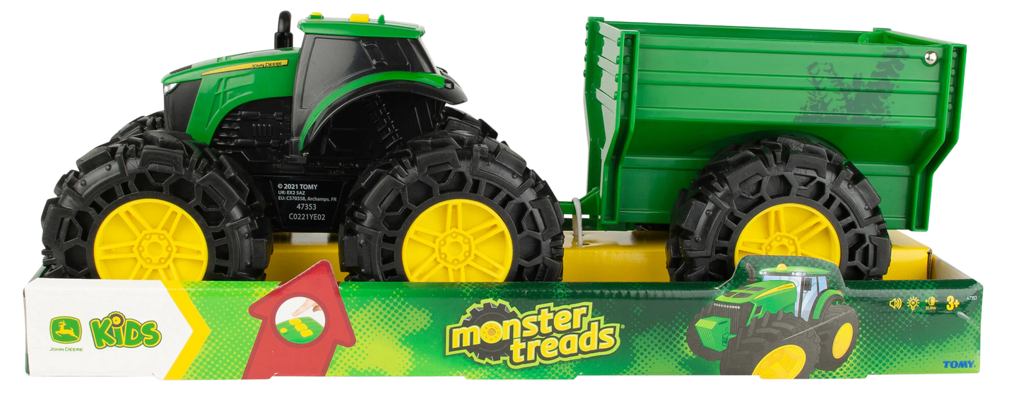 MONSTER TREADS L&S TRACTOR WITH WAGON