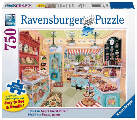 RAVENSBURGER 750PCE PUZZLE- CORNER BAKERY