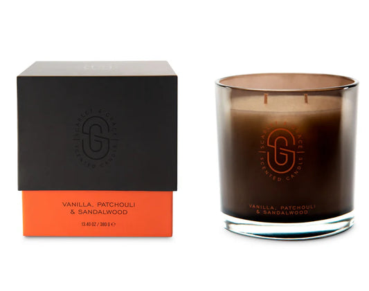 Scarlet and Grace Scented Candle Vanilla, Patchouli & Sandalwood Candle