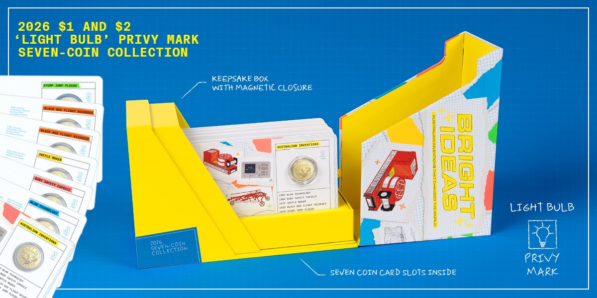 BRIGHT IDEAS 2026 SEVEN COIN BOX SET