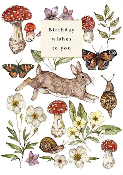 Card-Birthday Flora
