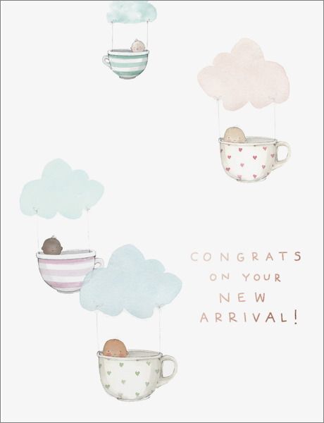Foil Card-Teacup Babies