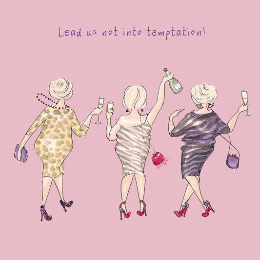 Card-Lead Us Not Into Temptation