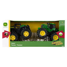 john deere monster treads lights and sounds 2 pack
