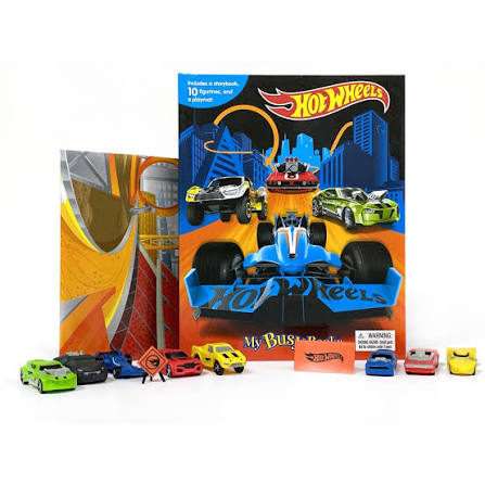 Books Activity Mattel Hot Wheels Busy Book