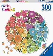 RAVENSBURGER 500PCE PUZZLE- FLOWERS