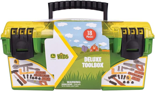 John Deer 18 piece Deluxe Tool Box