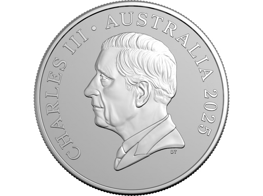 2025 $1 1oz FROSTED FINE SILVER UNCIRCULATED COIN- KANGAROO SERIES