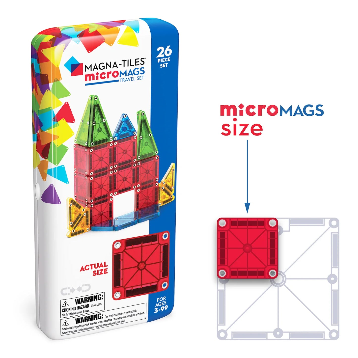 MAGNA TILES Micro MAGS Travel Set