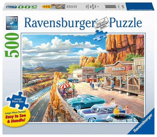 RAVENSBURGER 500PCE PUZZLE- SCENIC OVERLOOK