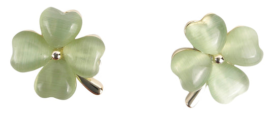 CLOVER EARRING- GREEN